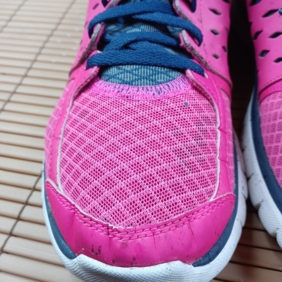 Nike Womens Flex Fitsole 2013 Running Shoes 580440-601 Low Top Lace Up 8.5 pink. - Picture 6 of 10